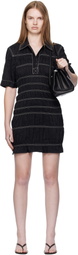 Nanushka Black Nomia Minidress