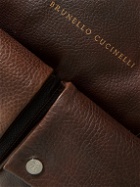 Brunello Cucinelli - Winter Escape Full-Grain Leather Duffle Bag