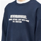 Neighborhood Men's Classic Crew Sweater in Navy