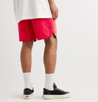 Rhude - Logo-Print Shell Drawstring Shorts - Red