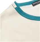 Dolce & Gabbana - Printed Cotton-Jersey T-Shirt - White