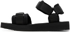 Suicoke Black CEL-VPO Sandals
