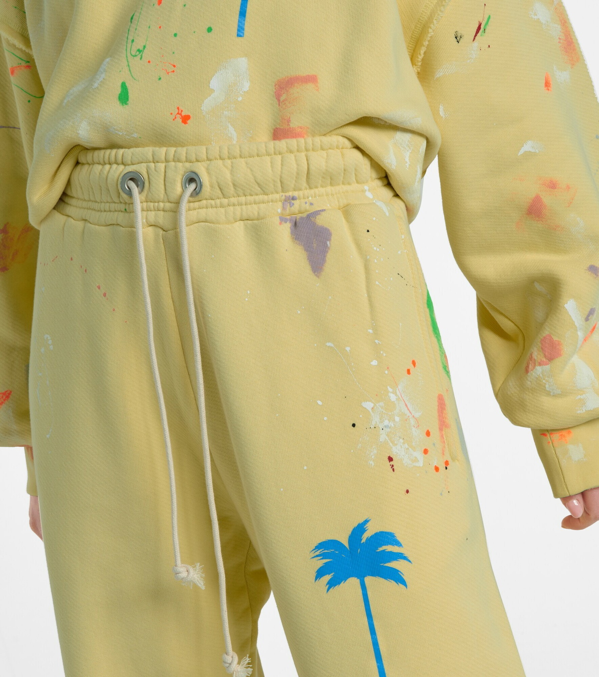 Palm Angels - Printed cotton jersey sweatpants