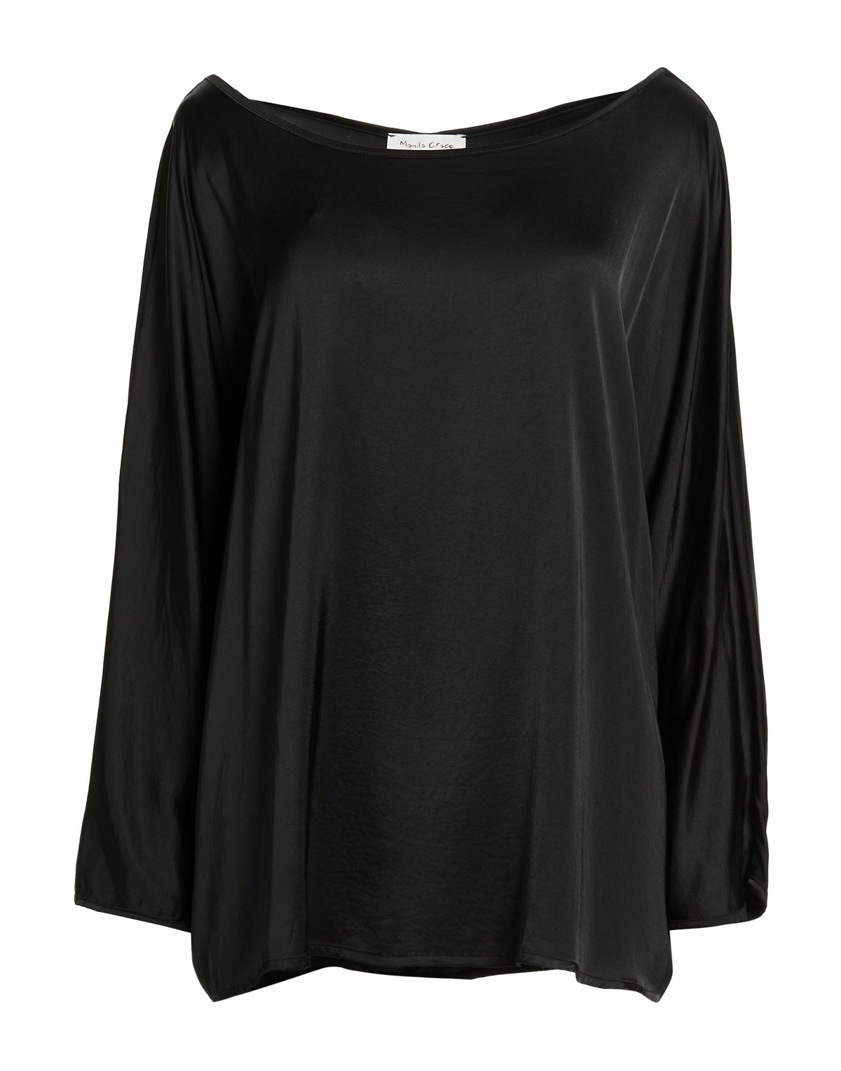 Manila Grace Womens Top in Black