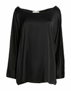 Manila Grace Womens Top in Black