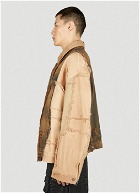 Dolce & Gabbana - Distressed Denim Jacket in Brown