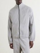 James Perse - Linen-Blend Blouson Jacket - Gray
