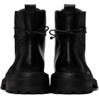 Marsèll Black Carraucola Pebbled Leather Boots
