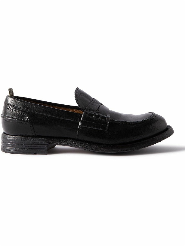 Photo: Officine Creative - Balance Leather Penny Loafers - Black