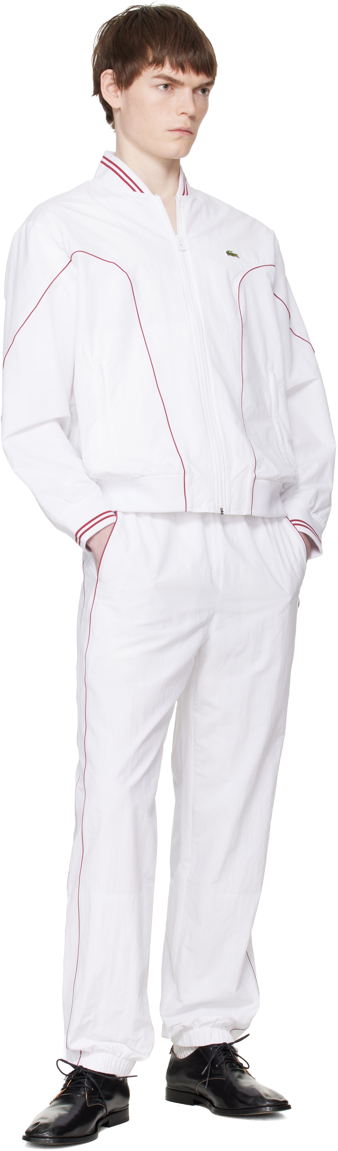 Lacoste White Top Tier Track Jacket