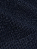 Mr P. - Ribbed Cashmere Beanie