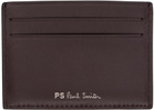 PS by Paul Smith Black & Brown Zebra Card Holder