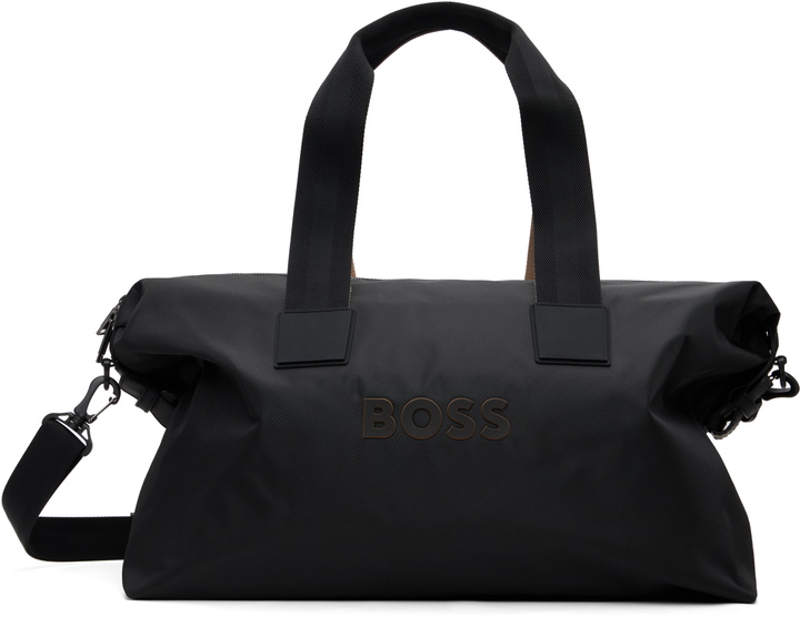 Photo: BOSS Black Bonded-Logo Duffle Bag