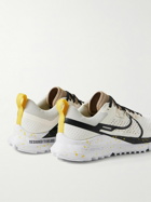 Nike Running - React Pegasus Trail 4 Rubber-Trimmed Mesh Running Sneakers - White
