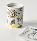 Fornasetti Astronomici porcelain scented candle