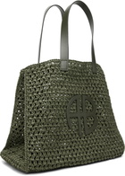 ANINE BING Khaki Large Rio Tote