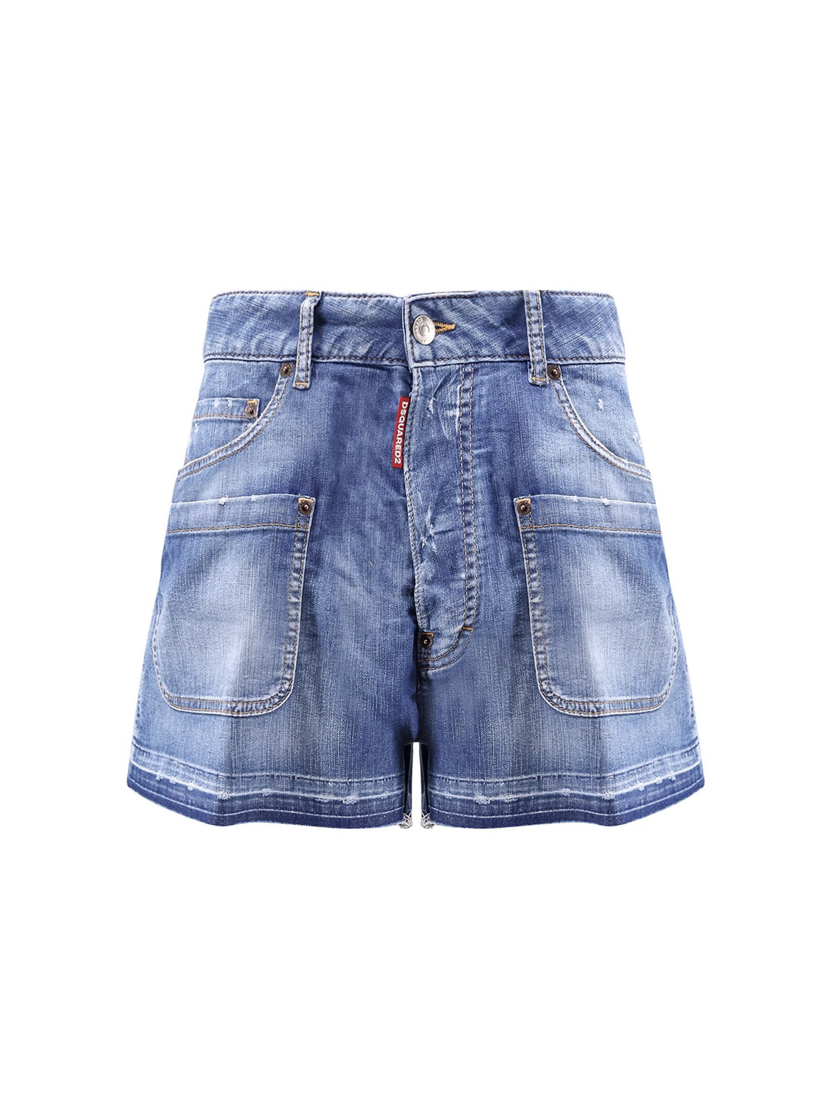 DSQUARED2 - Sassoon Patchwork High Waisted Jeans Dsquared2