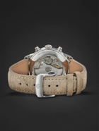 Baume & Mercier - Classima Automatic Chronograph 42mm Stainless Steel and Suede Watch, Ref. No. 10782