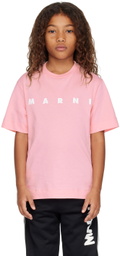 Marni Kids Pink Printed T-Shirt