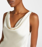 Róhe Bridal draped satin gown