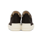 Rick Owens Drkshdw Black License Plate Low Sneakers