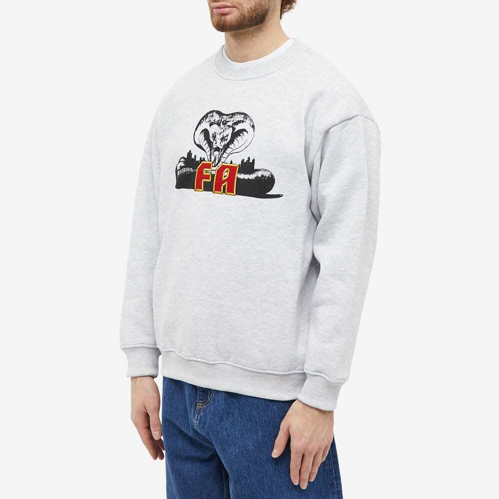 【FUCKING AWESOME】OLD ENGLISH REGLAN SWEATSHIRT GREY Crewnecks – Fucking Awesome