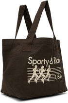 Sporty & Rich SSENSE Exclusive Brown Trio Tote