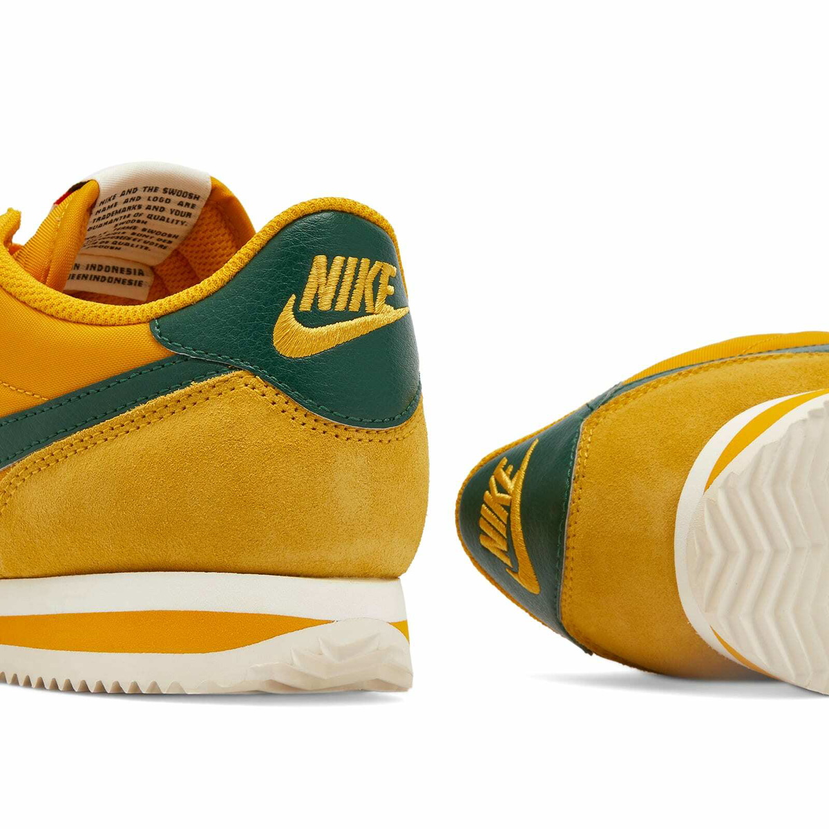 Nike Women's W Cortez TXT in Yellow/Green/Orange Nike