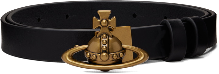 Photo: Vivienne Westwood Black Small Orb Buckle Belt