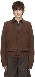 The World Is Your Oyster Brown & Off-White Convertible Sweater