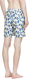 Sunspel Off-White Recycled Polyester Swim Shorts