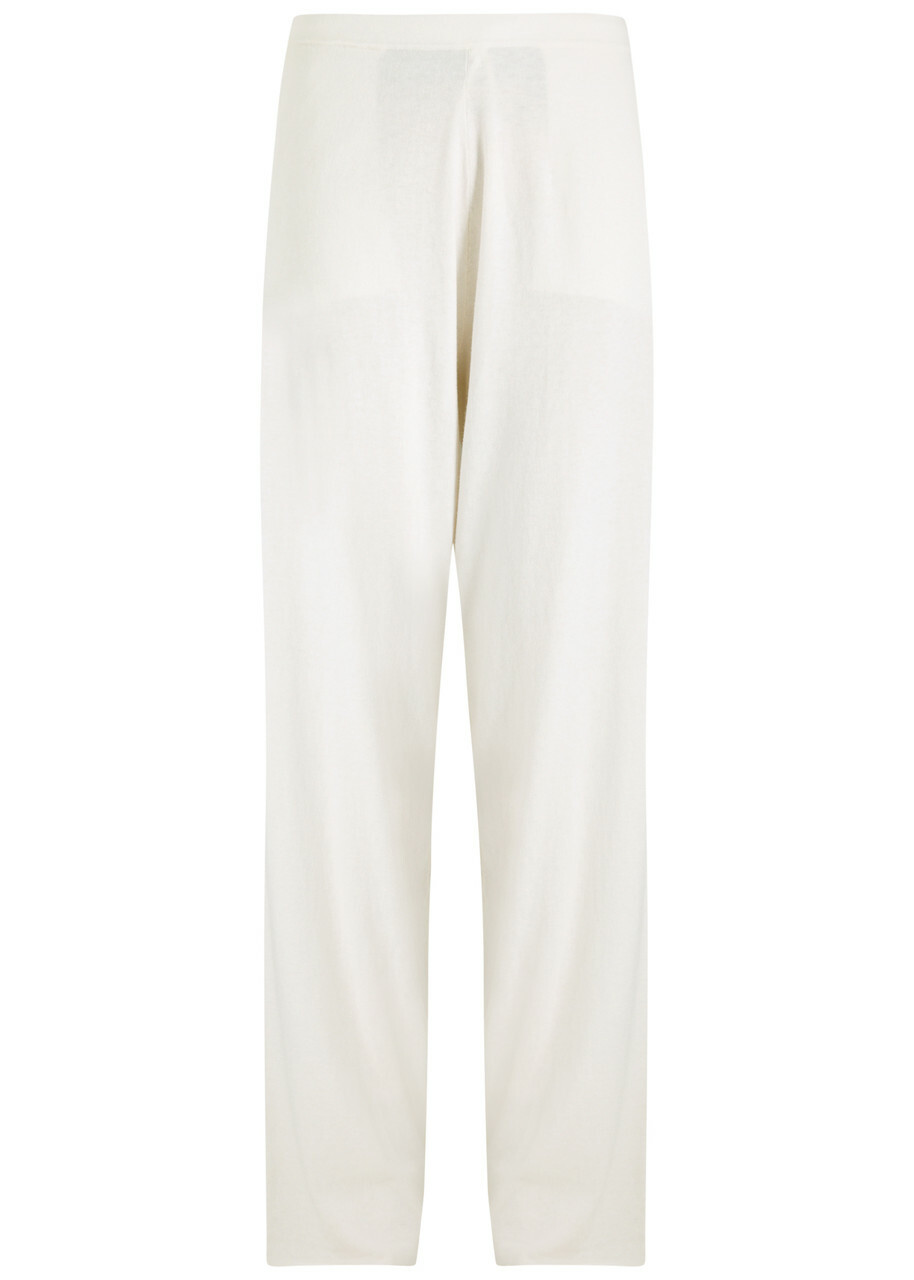 Extreme Cashmere N°353 Relax Cotton-blend Sweatpants - White - One Size