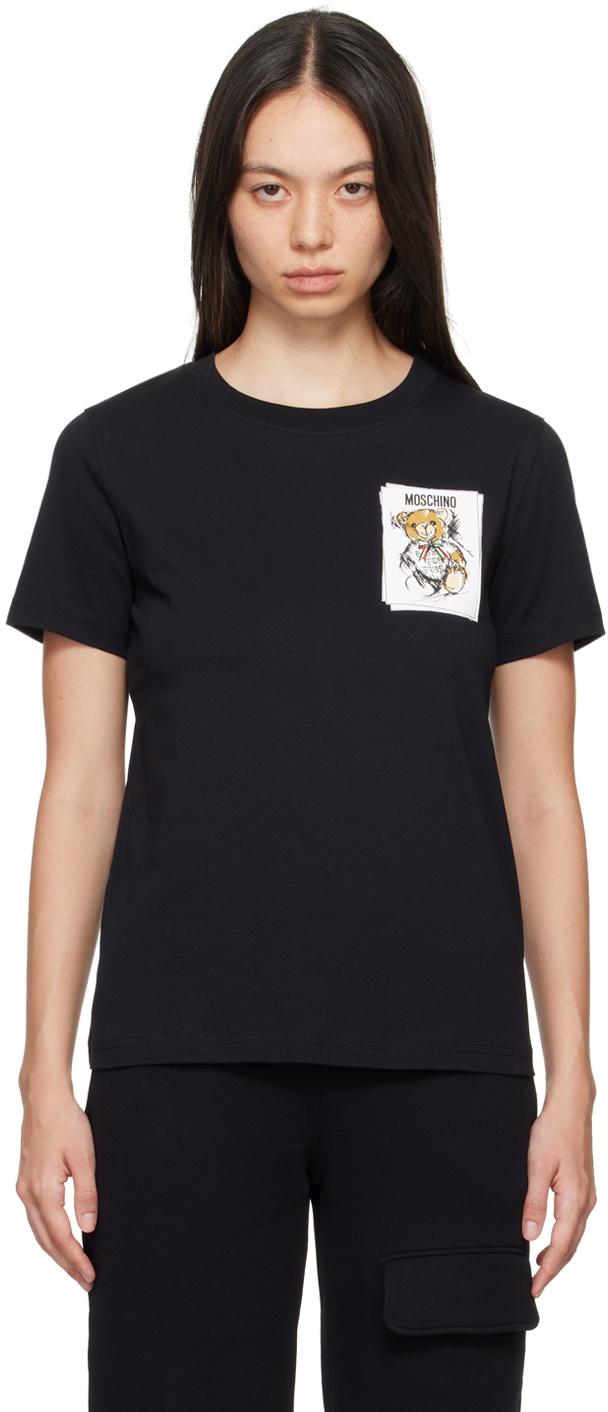 Moschino Black Teddy Bear T-Shirt
