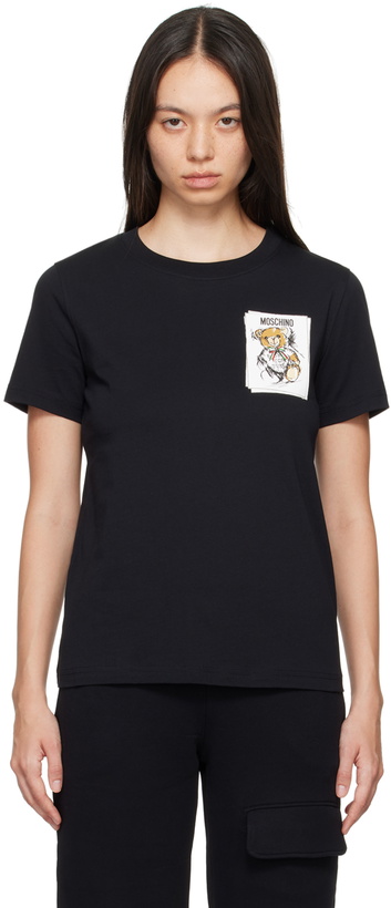 Photo: Moschino Black Teddy Bear T-Shirt