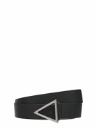 BOTTEGA VENETA - 3cm V Buckle Leather Belt