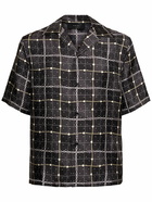 AMIRI - Check Print Silk Twill S/s Shirt