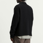 Folk Men's Knitted Jacket in Black