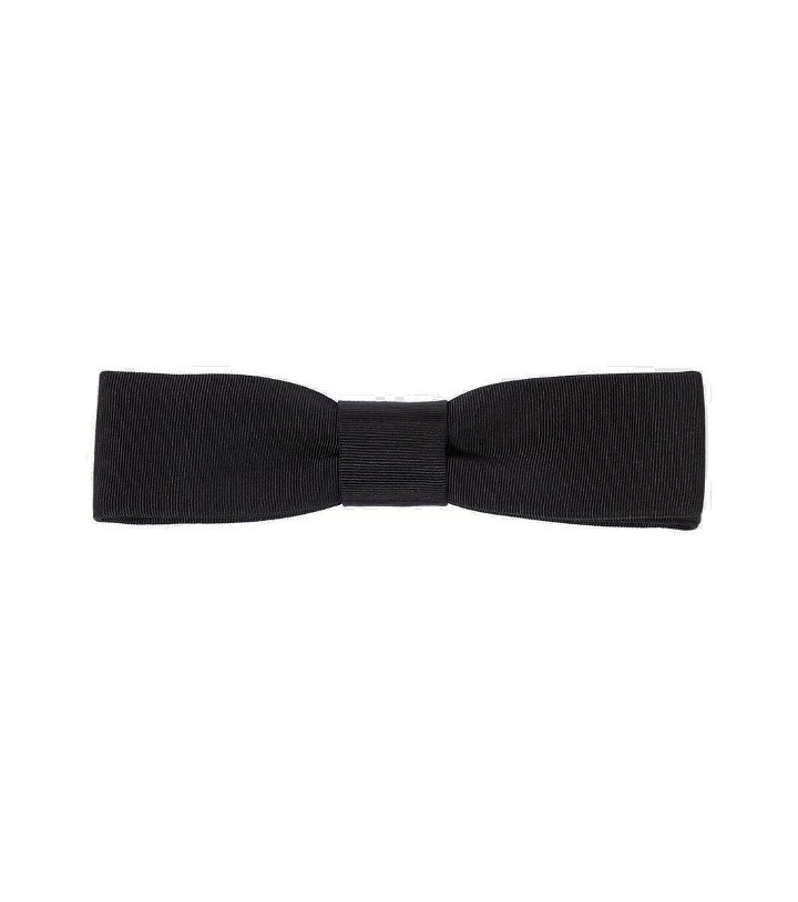Photo: Saint Laurent Faille bow tie