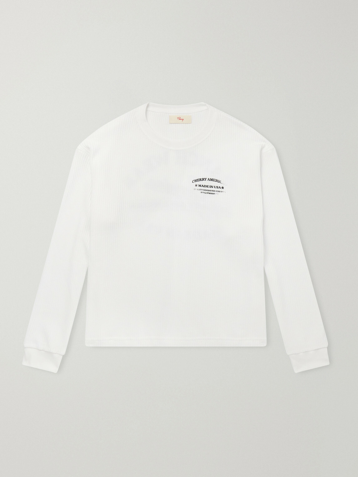Cherry Los Angeles - Logo-Printed Cotton-Jersey T-Shirt - White