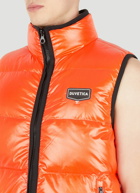 Algorab Reversible Sleeveless Jacket in Orange