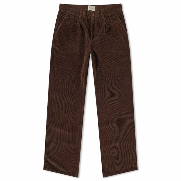 Photo: Foret Men's Shed Corduroy Pant in Brown