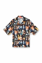 Diesel Bowling shirt with graphic prints - Shirts - Unisex - Black