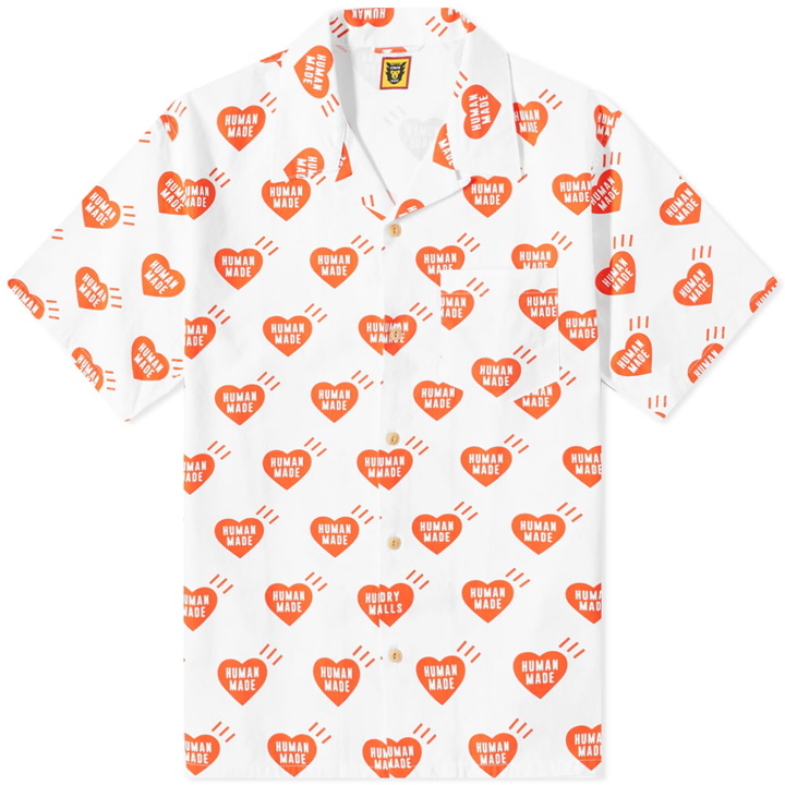 Photo: Human Made Heart Aloha Shirt in White