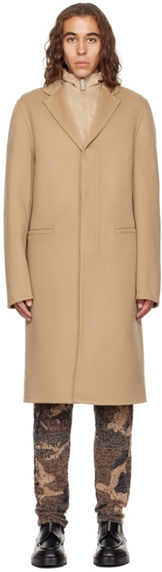 Photo: Givenchy Beige Hooded Coat