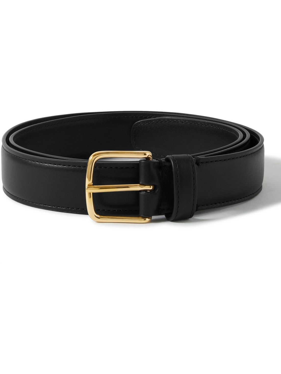 The Row - 3cm Leather Belt - Black The Row
