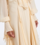 Blumarine Ruffled maxi dress