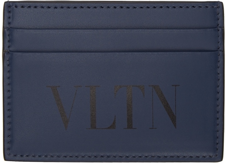 Photo: Valentino Garavani Indigo 'VLTN' Card Holder