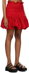 Kika Vargas SSENSE Exclusive Red Billie Miniskirt
