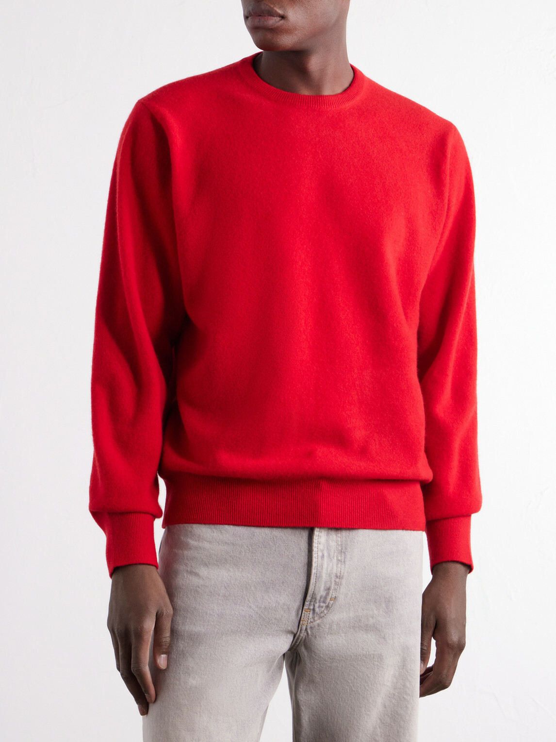 ssstein - Fulled Wool Sweater - Red