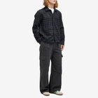 Palmes Men's Rocco Check Overshirt in Black